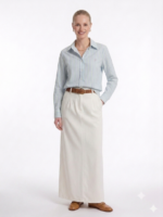 ⁦חולצה מכופתרת SLIM FIT - תכלת⁩ – תמונה ⁦2⁩