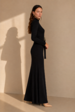 ⁦שמלת פריז - שחור⁩ – תמונה ⁦3⁩